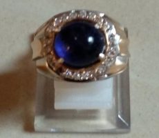 Cincin Batu Royal Blue Safir