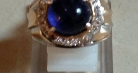 Cincin Batu Royal Blue Safir